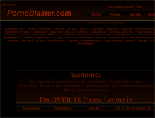 Tablet Screenshot of pornoblaster.com